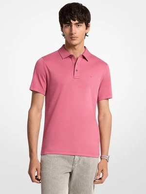 Bawełniana koszulka polo z haftowanym logo Michael Kors Mens