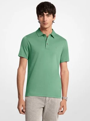 Bawełniana koszulka polo z haftowanym logo Michael Kors Mens