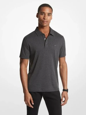 Zdjęcie produktu Bawełniana koszulka polo z haftowanym logo Michael Kors