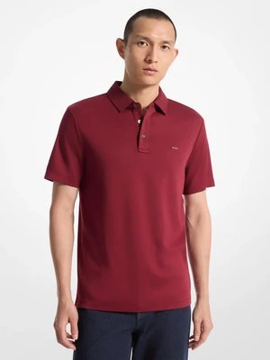 Bawełniana koszulka polo z haftowanym logo Michael Kors Mens