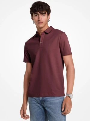 Zdjęcie produktu Bawełniana koszulka polo z haftowanym logo Michael Kors