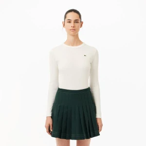 Zdjęcie produktu Bawełniana koszulka z długim rękawem w prążki Lacoste