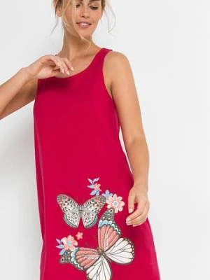 Bawełniana krótka koszula nocna bonprix