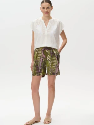 Bawełniana lekka bluzka z ozdobnym  haftem Greenpoint