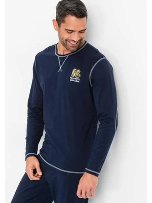 Bawełniana piżama z długim rękawem. bonprix