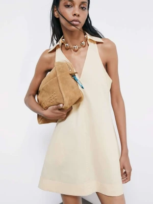 Bawełniana sukienka mini z popeliny PATRIZIA PEPE