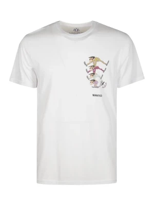 Bawełniana T-shirt z krótkim rękawem i nadrukiem na przodzie Equipe 55