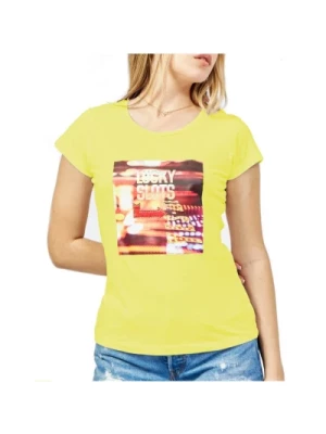Bawełniana T-shirt z nadrukiem YES ZEE