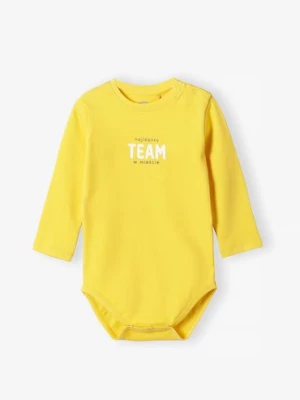 Bawełniane body niemowlęce z napisem najlepszy Team w mieście Family Concept by 5.10.15.