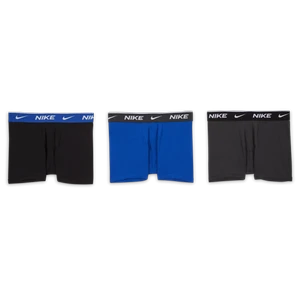 Bawełniane bokserki dla dużych dzieci Nike Dri-FIT Everyday Solid (3 pary) - Niebieski