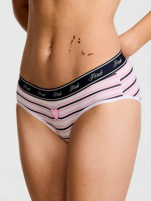 Bawełniane figi biodrówki z logo Victoria's Secret Z nadrukiem