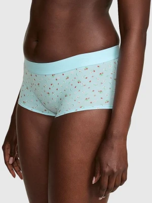 Bawełniane figi bokserki z logo Victoria's Secret Z nadrukiem