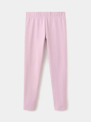 Bawełniane legginsy basic różowy - Dzieci - - MANGO KIDS