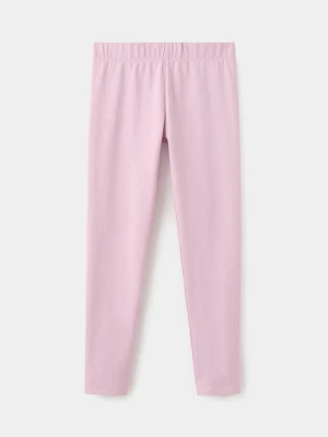 Bawełniane legginsy basic różowy - Dzieci - - MANGO KIDS