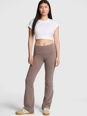 Bawełniane legginsy z rozszerzanymi nogawkami Victoria's Secret
