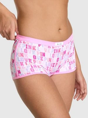 PINK Bawełniane majtki boyshort PINK Victoria's Secret