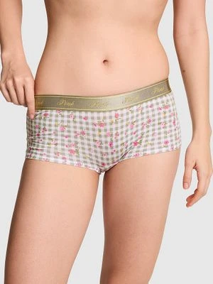 Zdjęcie produktu Bawełniane majtki boyshort z logo Victoria's Secret