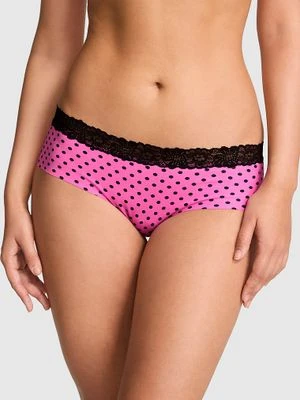 PINK Bawełniane majtki cheeky niewidoczne pod ubraniem Victoria's Secret