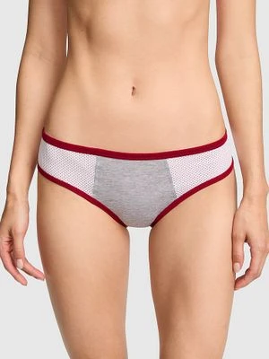 Bawełniane majtki cheeky Victoria's Secret Szary
