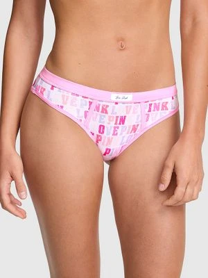 Bawełniane majtki cheeky Victoria's Secret Z nadrukiem