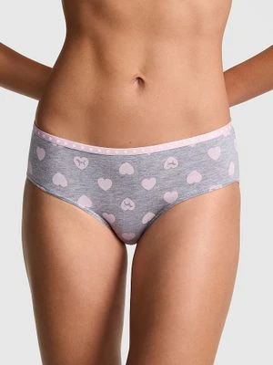 Bawełniane majtki hiphugger z logo Victoria's Secret