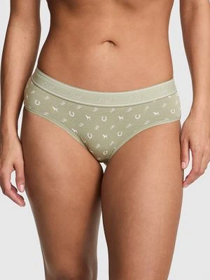 Bawełniane majtki hiphugger z logo Victoria's Secret