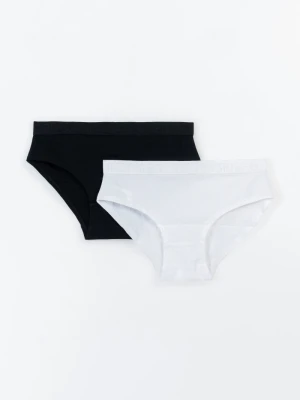 Bawełniane majtki z ozdobną gumą 2 PAK Reporter