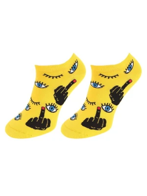 Bawełniane niskie skarpetki męskie Footies Fingereye Marilyn