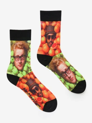 Bawełniane Skarpetki Męskie Special z Głowami Wśród Owoców Fruit Face Marilyn