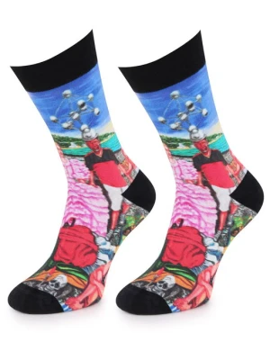 Bawełniane Skarpetki Męskie Special z Grafiką Obrazu Painting 1 Marilyn