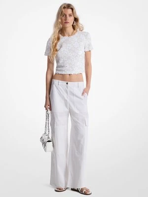 Bawełniane spodnie cargo MICHAEL Michael Kors