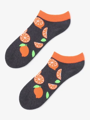 Bawełniane stopki damskie w pomarańcze Footies Oranges Marilyn
