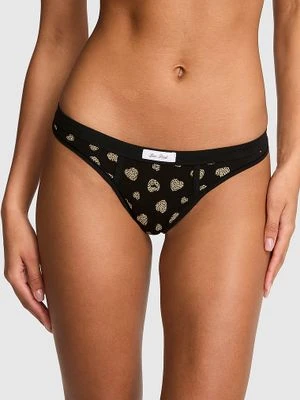 Bawełniane stringi Victoria's Secret Z nadrukiem
