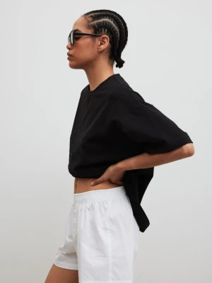 Bawełniane szorty w kolorze BIAŁYM - CLINT-S Marsala