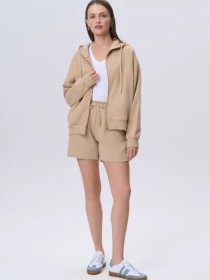 Bawełniane szorty w kremowym kolorze Greenpoint