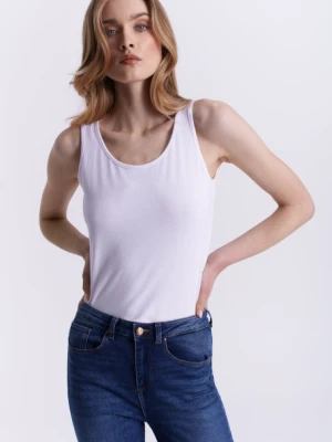 Bawełniany, biały top Greenpoint