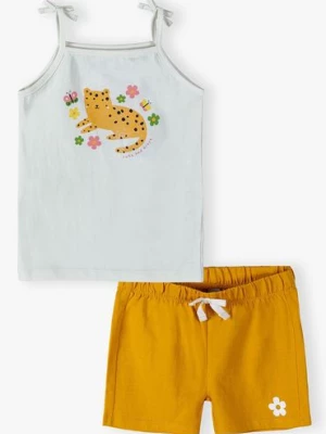Bawełniany komplet – T-shirt i spodenki dla niemowlaka 5.10.15.