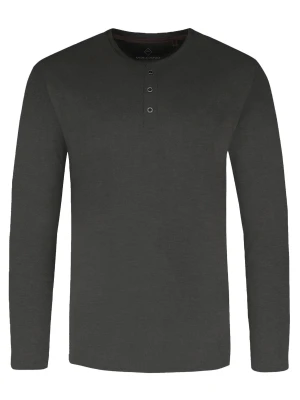 Bawełniany longsleeve L-LARK Volcano Grafitowy