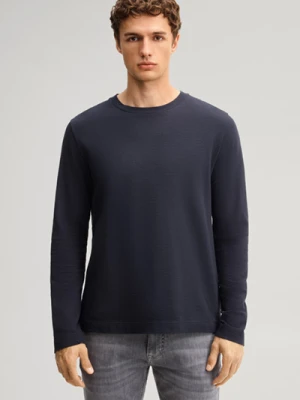 Bawełniany longsleeve w kolorze ciemnoniebieskim JOOP!
