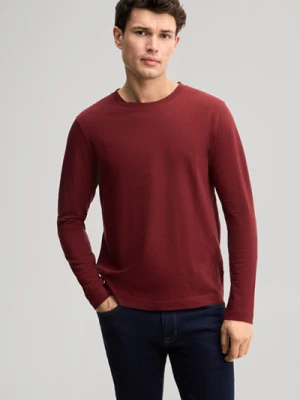 Bawełniany longsleeve w kolorze czerwonym JOOP!