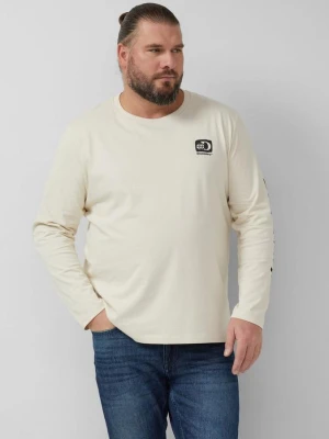 Bawełniany longsleeve z grafiką Discovery Channel® s.Oliver kremowy