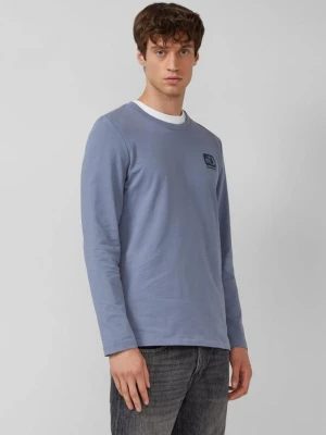 Bawełniany longsleeve z grafiką Discovery Channel® s.Oliver niebieski