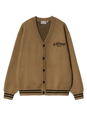 Bawełniany sweter Onyx z guzikami Carhartt Wip