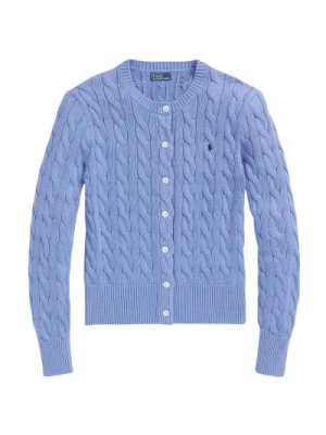 Bawełniany sweter z splotem w serek Polo Ralph Lauren