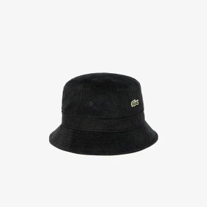 Zdjęcie produktu Bawełniany sztruksowy kapelusz typu bucket Lacoste