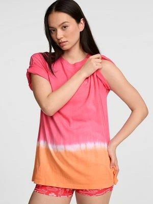 Bawełniany T-shirt Campus Cotton Victoria's Secret