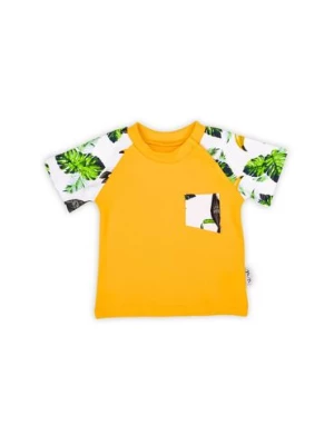 Bawełniany t-shirt chłopięcy w tropikalny wzór TUKAN Nicol