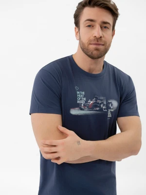 Bawełniany t-shirt, Comfort Fit, T-FAST Volcano