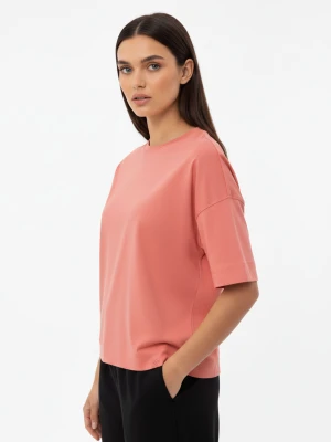 Bawełniany t-shirt, Comfort Fit, T-FLAME Volcano