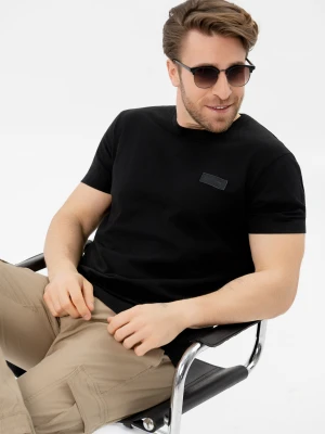 Bawełniany t-shirt, Comfort Fit, T-INDU Volcano